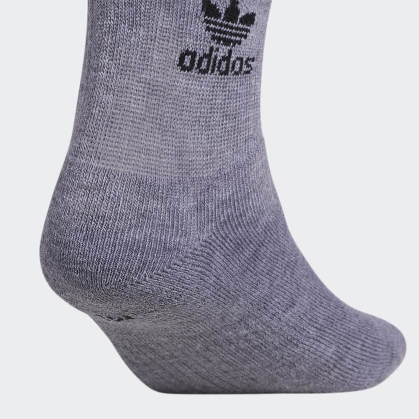 Adidas Unisex Trefoil Quarter Socks 6 Pairs